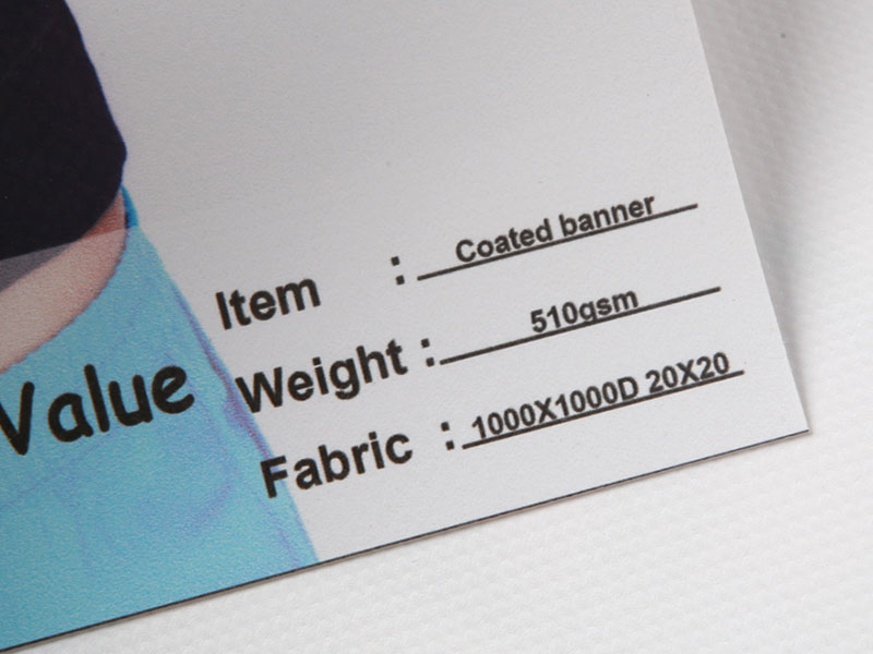 ब्लॉकआउट पीवीसी मैट फ्रंटलिट कोटेड बैनर 510gsm